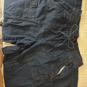 Banana Republic Dark Blue Wide Leg Jeans